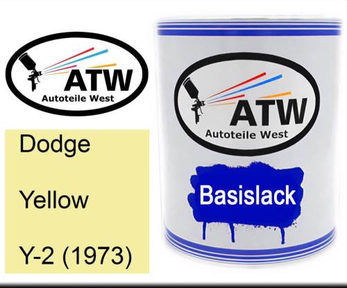 Dodge, Yellow, Y-2 (1973): 1L Lackdose, von ATW Autoteile West.